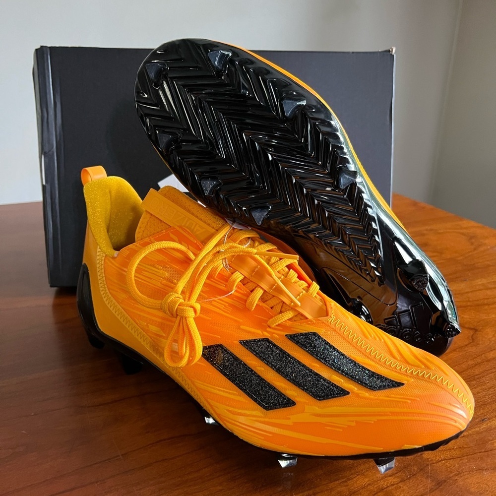 adidas Adizero 2022 Football Cleats HP6598 Mens Collegiate Orange - Picture 1 of 7